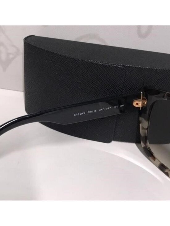 New Authentic Prada SPR 24X UAO-0A7 Women’s Sunglasses – Leopard Print main image 6